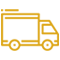 Secure Transport Icon with a Truck