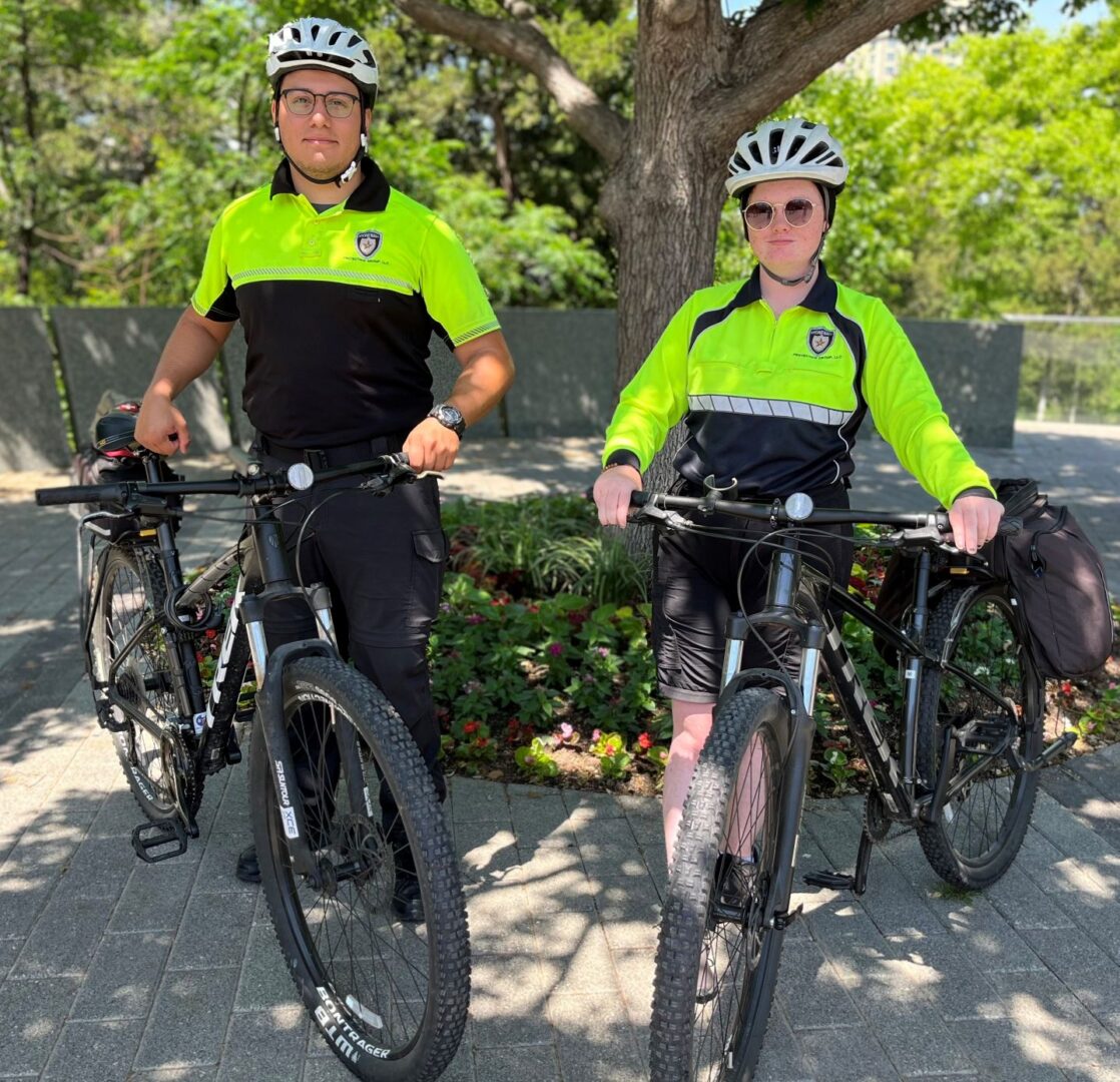 Dallas Security Guards bike patrol